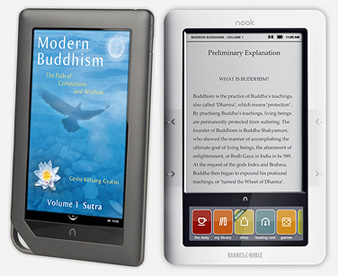 How do I download eModern Buddhism to my Nook?